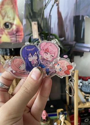 Акрилові брелки на тематику гри doki doki