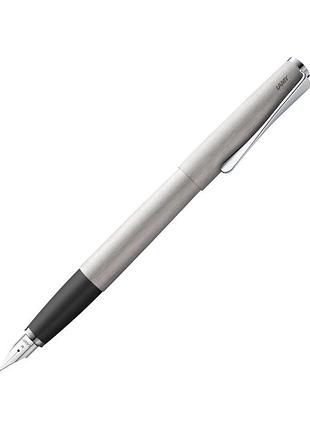Перьевая ручка lamy studio матовый хром ef, чернила t10 синие (4000433)
