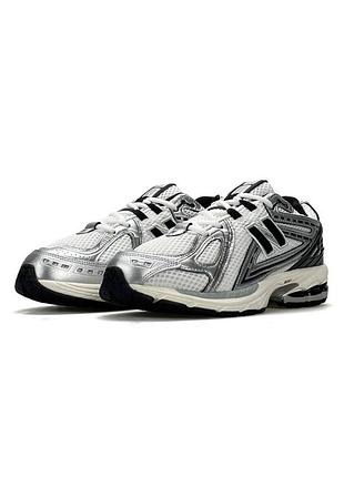 New balance 1906r white metallic black