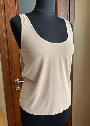Zara майка жіноча бежева