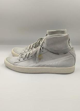 Оригінальні шкіряні кросівки puma clyde sock select (розмір 42.5 / us 9.5) — стан нових!