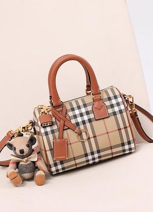 Жіноча сумка burberry mini check bowling
