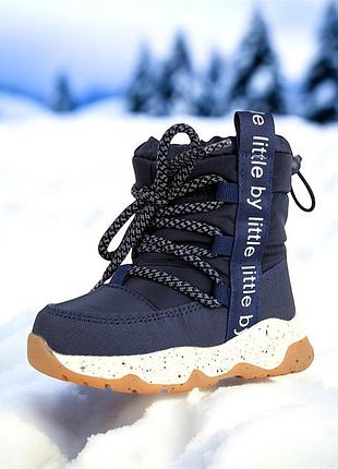 Дутики для мальчика kimboo темно-синий (fg24114 d-blue (29 (19 см)))