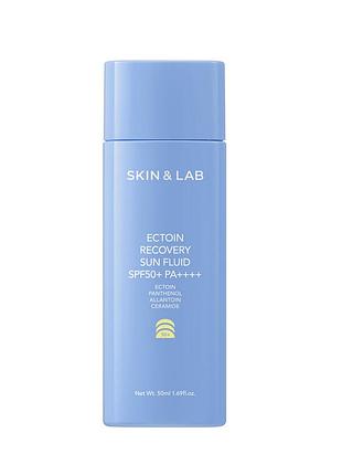 Сонцезахисний флюїд skin&lab ectoin recovery sun fluid, 50 мл