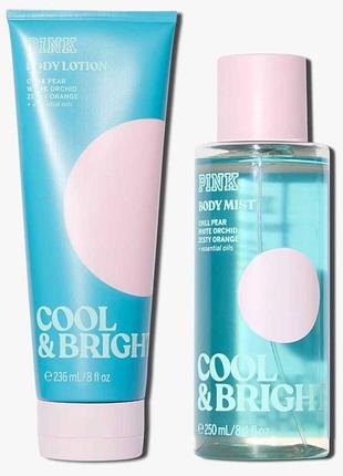 Набір для тіла cool&amp;bright від victoria's secret pink
