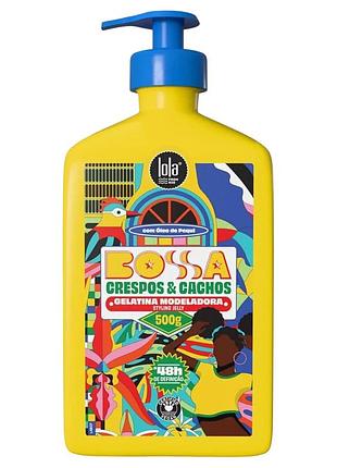 Гель для моделювання кучерів lola from rio bossa gelatina, 500 г