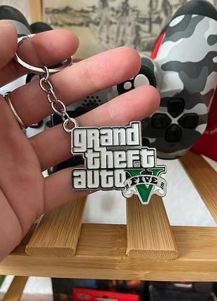 Металевий брелок на тематику гри gta 5