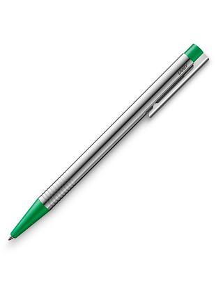 Шариковая ручка lamy logo матовый зеленый, стержень m m16 синий (4000848)