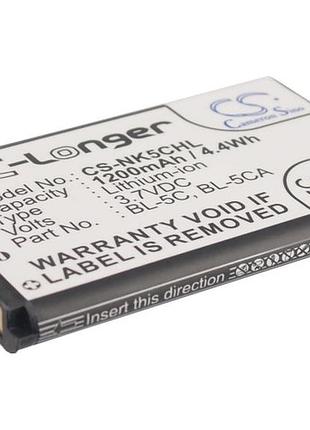 Акумулятор cameron sino nokia bl-5c / bl-5ca 1200 mah