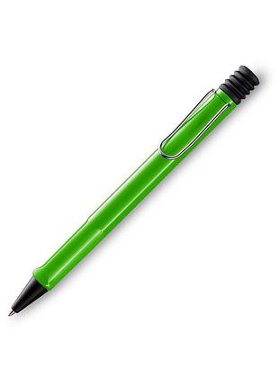 Шариковая ручка lamy safari зеленый, стержень m m16 синий (4025549)