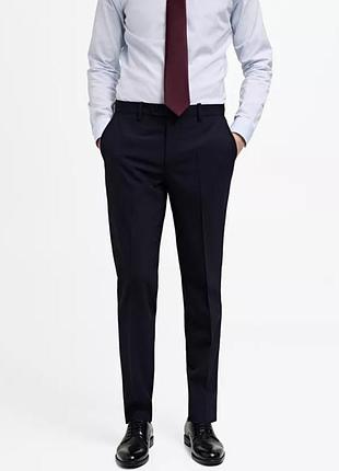Брюки мужские черные slim fit маленький размер 30/30s, штаны классические для мальчика подростка primark