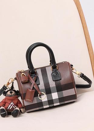 Жіноча сумка burberry mini check bowling