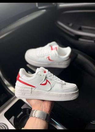 Жіночі кросівки nike air force 1 shadow  ➡️люкс якість ➡️виробник: фабричний вʼєтнам  матеріал : шкіра  підошва : гума   розміри : 36 37 38 39 40 41