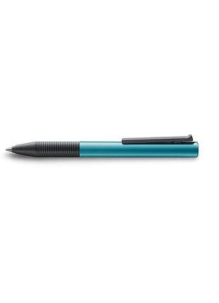 Роликовая ручка lamy tipo бирюзовая, стержень m66 1,0 мм черный (4033027)