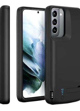 Чехол аккумулятор повербанк (power bank case) для samsung galaxy s21 (4800 mah)