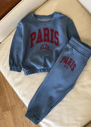 Костюм paris 1.5-2 роки ріст 92 від primark стан ідеальний, утеплений верх дов 35, шир -32.5, рук від горла 37.5, , низ дов 53.5, крок 31, пояс 27.5