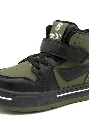 Демісезонні черевики для хлопчика paliament хакі (c60-6 khaki (32 (19,5 см))