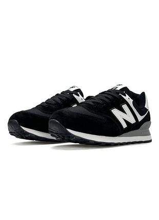 New balance 574 black white