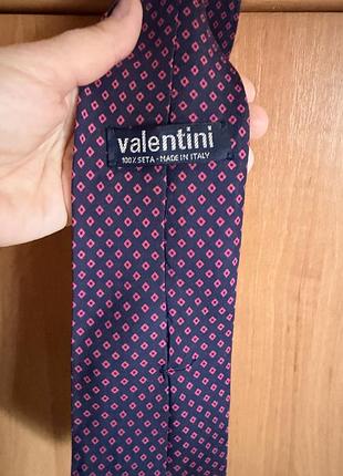 Шовкова чоловіча краватка італійського бренду valentini