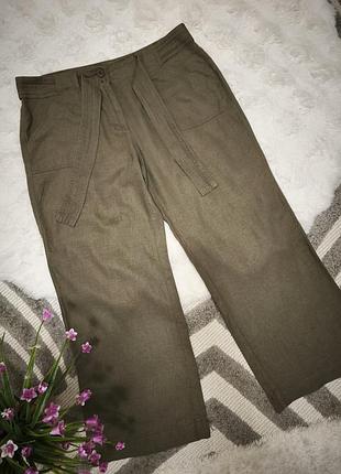 Брюки женские льняные палаццо marks &amp; spencer