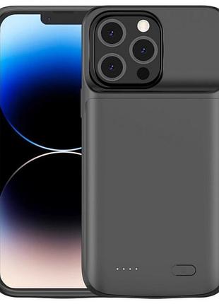 Чехол аккумулятор повербанк (power bank case) для iphone 14 pro max (5000 mah)