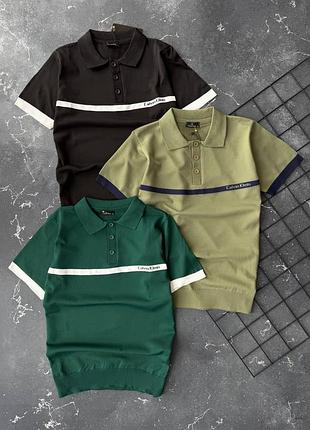 Чоловіча футболка поло calvin klein футболка-поло🔥 розміри: s-m-l-xl-xxl матеріал:100% cotton