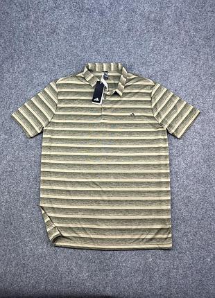 Adidas two-tone stripe футболка поло