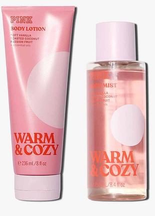 Набір для тіла warm &amp; cozy victoria's secret міст і лосьйон