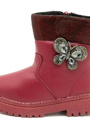 Черевики для дівчаток bbt kids червоний (t5167-5 red (22 (14 см))