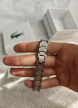 Браслет lacoste (stainless steel) + повний комплект