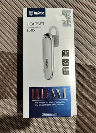 Гарнітура inkax bl-06 bluetooth бездротова