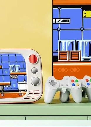 Игровая портативная ретро-видеоконсоль 3.5" ips 1000 ма·ч с 2 джойстиками и 740 играми / мини тв приставка