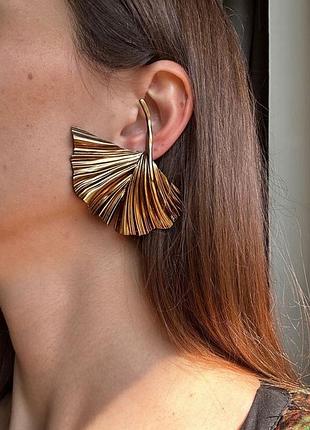 Saint laurent коллекционные подиумные клипсы-серги оригинал
