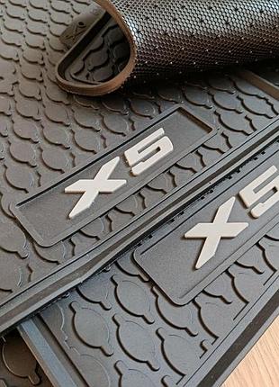 Килимки в салон bmw x5 g05 (2018-2026) оригінальні резинові oem style