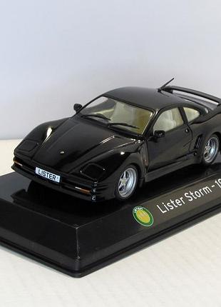Lister storm v12 1993, centauria. 1:43 бокс и распечатанный блистер. made in bangladesh