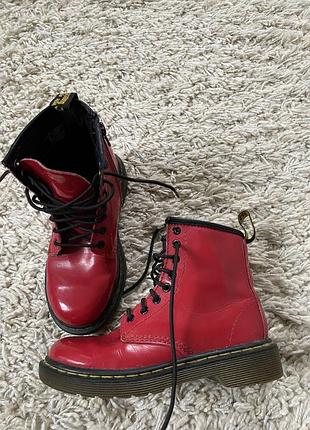 Стильні шкіряні ботинки для дівчинки dr.martens p.29