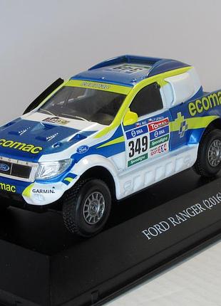 Ford ranger 349 2016, premium & collectibles, dakar collection. 1:43 распечатанный блистер.