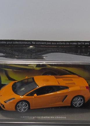 Lamborghini gallarado 2003, altaya/ 1:43 бокс и запечатанный блистер. ламборгини 2003