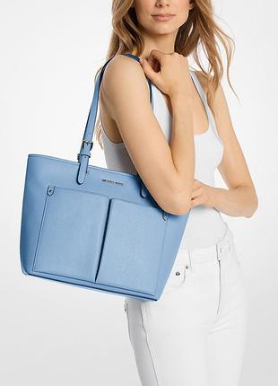 Жіноча сумка тоут jet set travel michael kors з екошкіри