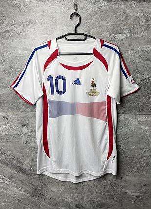 Футбольна футболка adidas france #10 zidane