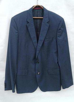 Піджак hugo boss 2xl оригінал із італійської вовни marzotto super 100