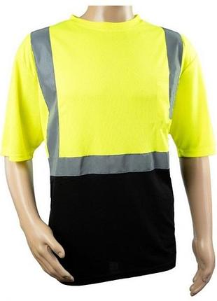 Футболка сигнальна metis yellow-black розмір xxl, бренд 4wrk