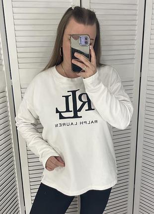 Білий світшот lauren ralph lauren