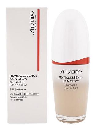 Shiseido revitalessence skin glow foundation spf 30 pa+++, тональний