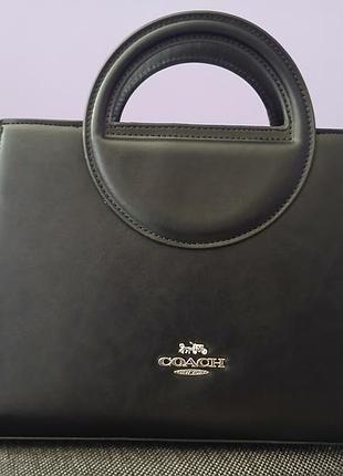 Сумка coach чорна
