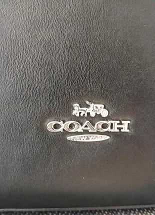 Сумка coach чорна 5