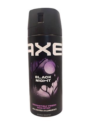 Дезодорант axe чорний аерозоль 150 мл 2040