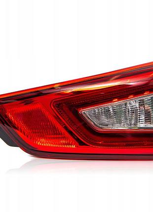 Фонарь задний nissan qashqai 2014-2017/rogue sport 2017-2019, правый, без ламп (led/w16w), внутренний, depo, 215-1326r-ld-ue