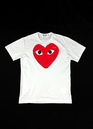 Comme des garçons play футболка чоловіча бавовняна