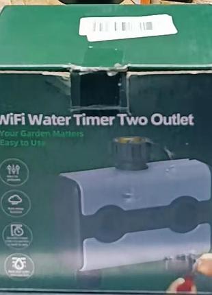 Wifi water timer two outlet — умный двухканальный таймер/контроллер полива для сада и огорода
